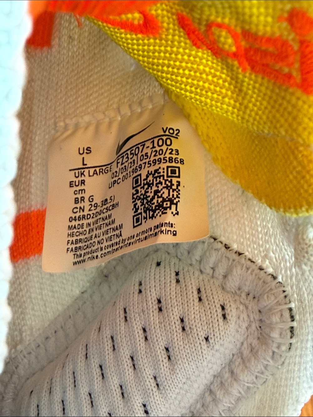 Like new Nike ISPA Neon Orange & Yellow Athletic Sneakers - Picture 5 of 5